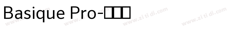 Basique Pro字体转换